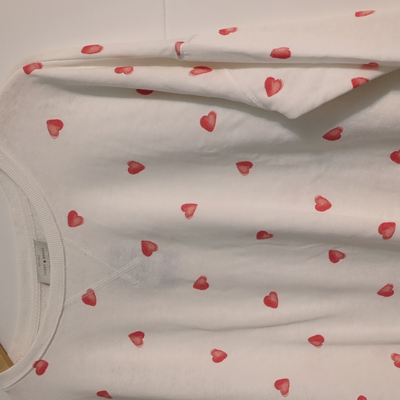 Lucky Brand hearts print long sleeve tee - Picture 4 of 8